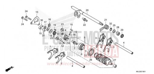 SCHALTTROMMEL (CRF1100D/D2/D4/DL/DL2/DL4) CRF1100D2N de 2022